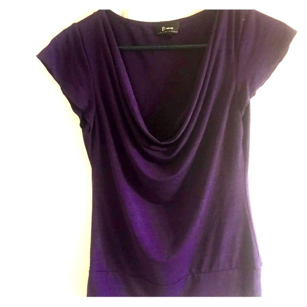Women’s purple fitted shirt
